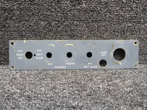 5514806-890 Cessna Citation 560 V Headset and Mask Control Switch Panel